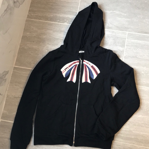 Black zip up hoodie - Picture 1 of 2